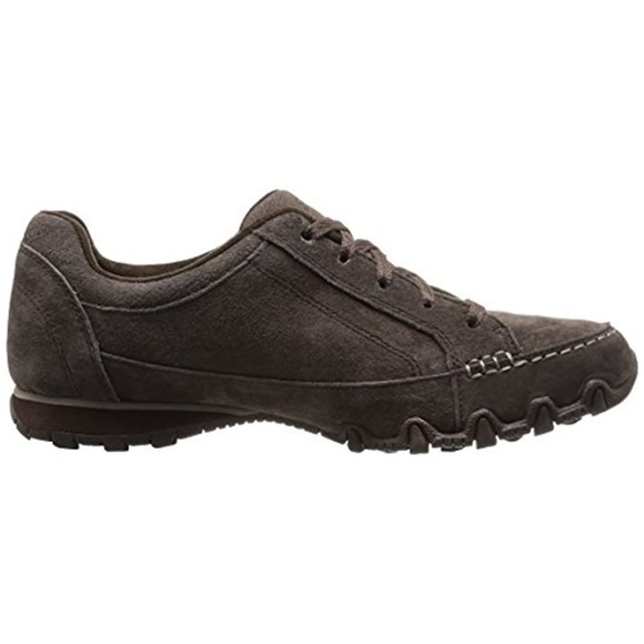 skechers memory foam leather shoes